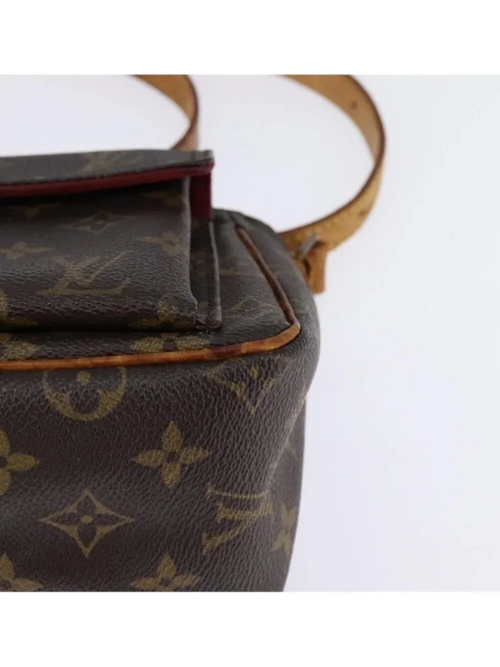 Authentic LOUIS VUITTON Monogram Viva Cite PM Shoulder Bag M51165 LV